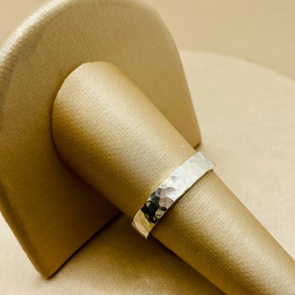 Handcrafted 925 Sterling Silver Australian Pipe Opal Ring - Picture 9 of 13